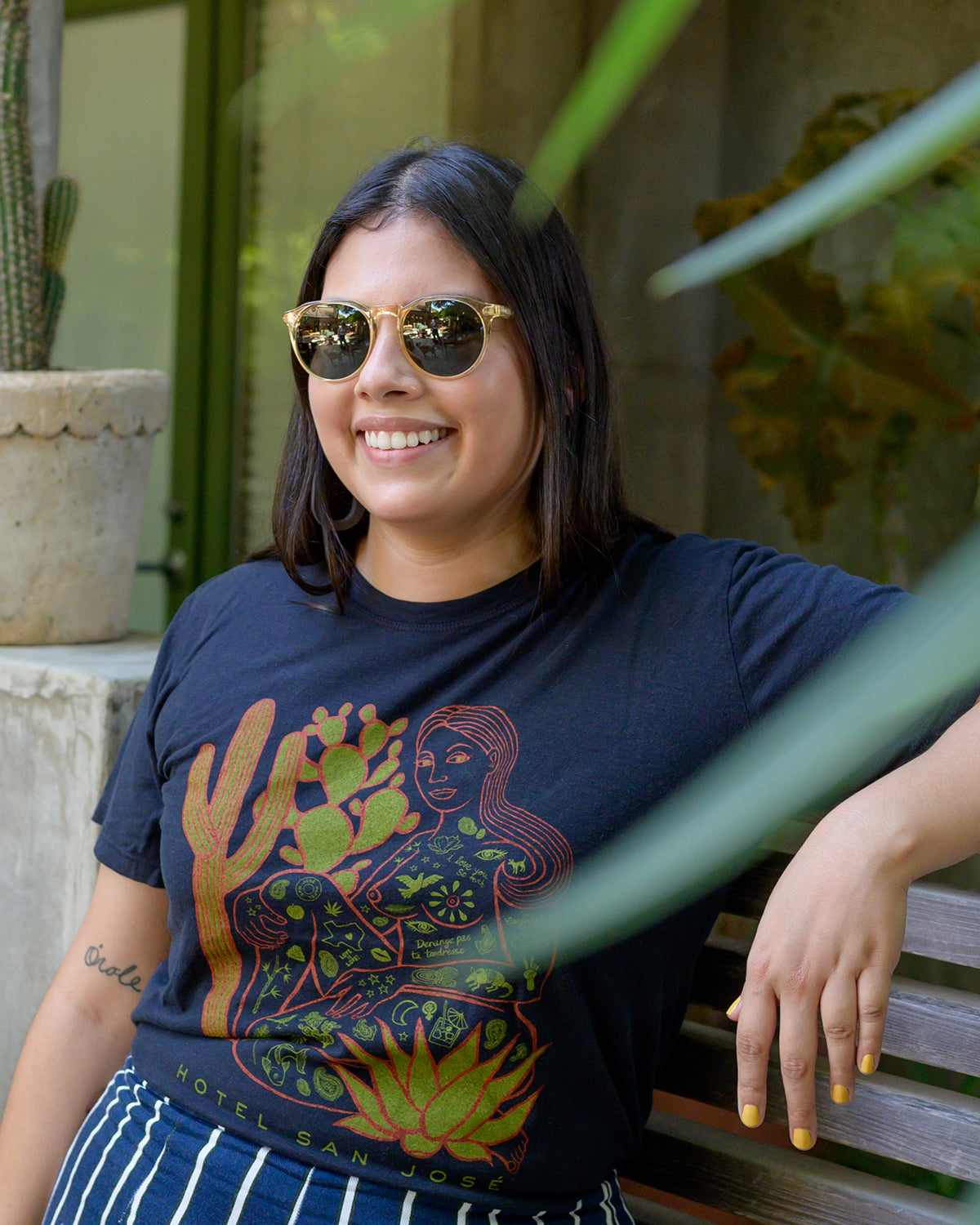 Hotel San José Tattoo Lady Tee – Hotel San Jose Shop