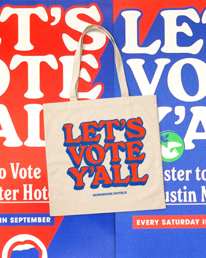 Bunkhouse Vote Y'all Tote