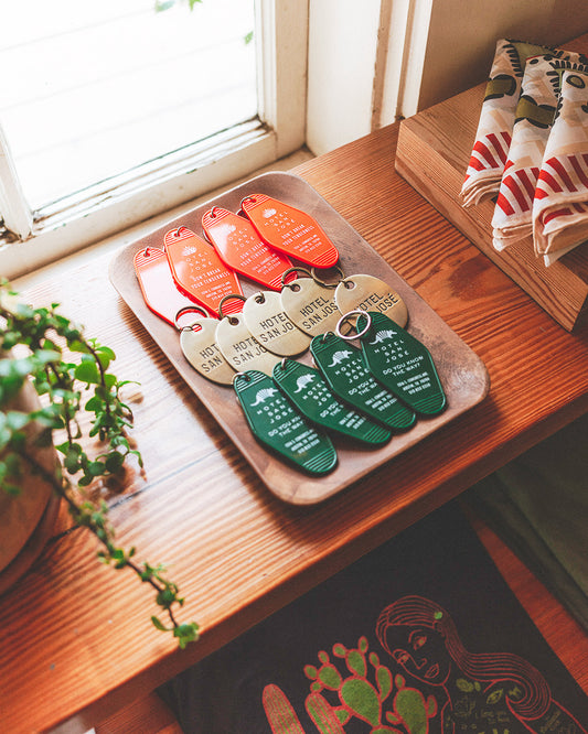 Hotel San José Vintage Keychain