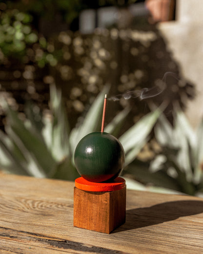 R-KI-TEKT Wooden Incense Holder
