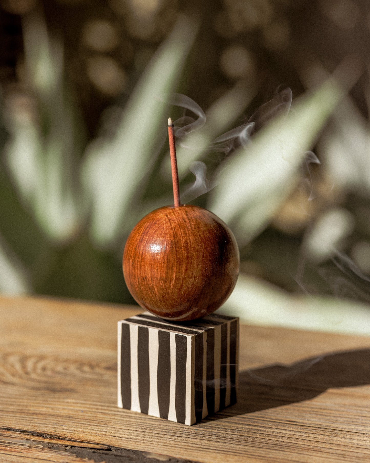 R-KI-TEKT Wooden Incense Holder
