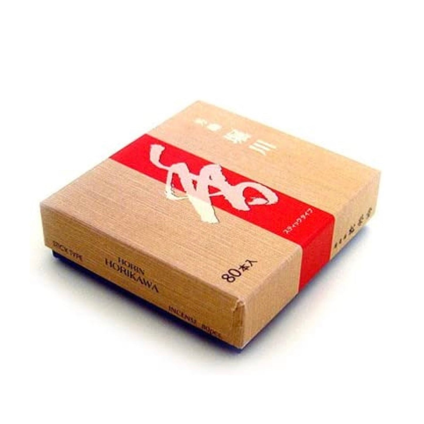 A box of Shoyeido incense sticks with a red and white label, containing 80 sticks.